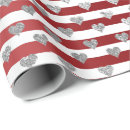 Search for red and silver wrapping paper Stripes
