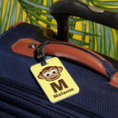 Search for monkey luggage tags Chimp
