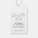 Search for rehearsal dinner favor tags Modern