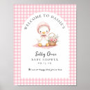 Search for pink baby shower welcome signs posters For her