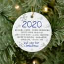 Search for virus ornaments Social distancing