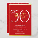 Search for 30th birthday invitations Typography