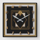 Search for art deco clocks Wall