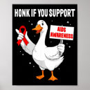 Search for aids awareness posters Red