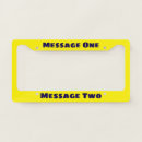 Search for yellow license plate frames Create your own