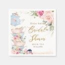 Search for bridal tea napkins Floral bridal shower