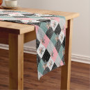 Search for multicolored table runners Retro