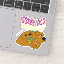 Search for scooby doo stickers Scared