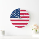 Search for patriotic clocks Usa flag