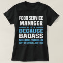 Search for food service tshirts Job