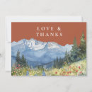 Search for mountain landscape thank you cards Modern elegant