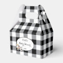 Search for black and white checkered favor boxes Classic
