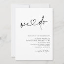 Search for minimalist wedding invitations Hand lettered