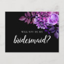 Search for will you be my bridesmaid postcards Floral