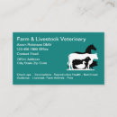 Search for livestock business cards Veterinarian