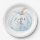 Search for blue pumpkin plates Watercolor