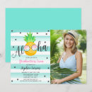 Search for hawaiian luau party graduation invitations announcements Pineapple