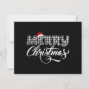 Search for black and white christmas invitations Plaid