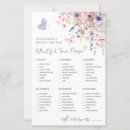 Search for whats in your purse bridal shower games Bride