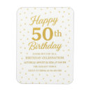 Search for 50th birthday magnets Typography