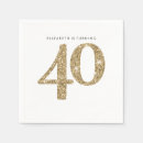 Search for 40th anniversary napkins Trendy