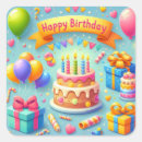Search for happy birthday cake stickers Children