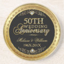 Search for anniversary coasters Gold