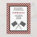 Search for checkered flag invitations Black