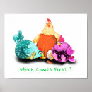 Search for funny chicken cartoon posters Egg