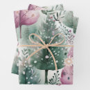 Search for pink green christmas wrapping paper Trees