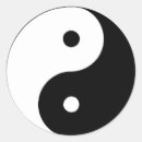 Search for yin yang stickers White