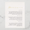 Search for gold foil wedding enclosure cards Elegant