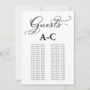 Search for seating wedding invitations Black and white