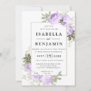 Search for lavender and silver wedding invitations Rustic