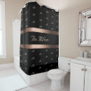 Search for rose gold on black shower curtains Simple