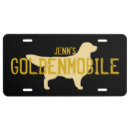 Search for golden retriever license plates Dog