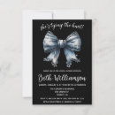 Search for denim bridal shower invitations Blue