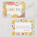 Search for fruit thank you cards Tutti frutti