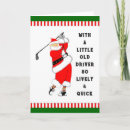 Search for funny golf christmas cards Golfer
