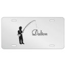 Search for fishing license plates Silhouette