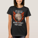 Search for pluto never forget tshirts Retro