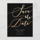 Search for gold save the date postcards Stylish