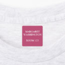 Search for laundry labels Room number