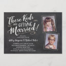Search for chalkboard wedding invitations Couples shower