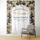 Search for graduation backdrops Gold glitter