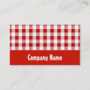 Search for gingham business cards white