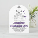 Search for anchor wedding invitations Coastal chic
