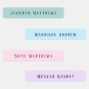 Search for waterproof name labels Cute fun colorful