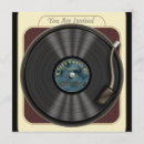 Search for record player invitations Vinyl
