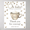 Search for baby shower thank you posters Modern